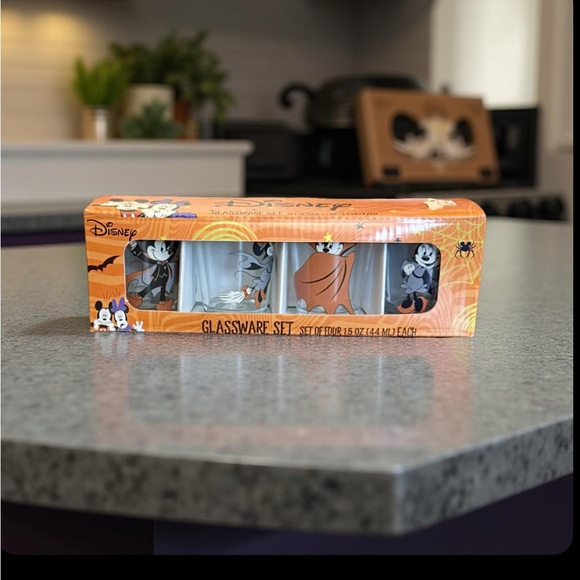 Disney Other - Disney Mickey & Minnie Mouse Halloween Shot glasses Set of 4 1.5 oz glassware
